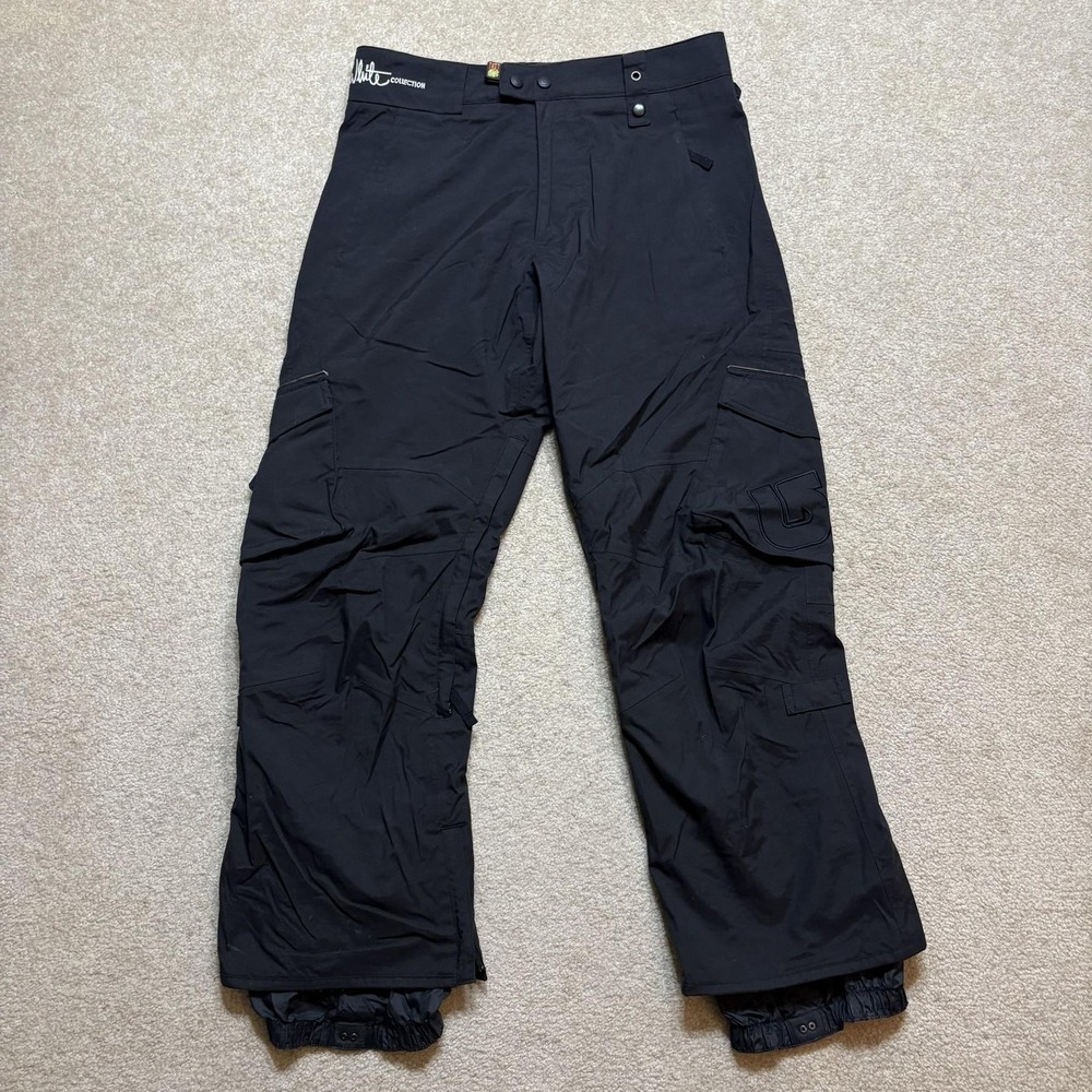 Burton Snow Pants Mens Small Black Shaun White Collection‎ ASYM Ski Snowboard